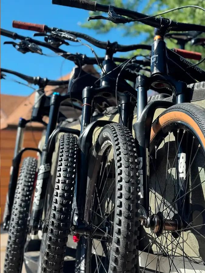 Bicicletas cargadas para retiro y despacho a domicilio Traildog